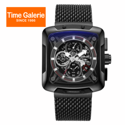 Alexandre Christie ALCW3030GCBIPBA 5ATM Black Stainless Steel with Mesh Band Men Analog Watch